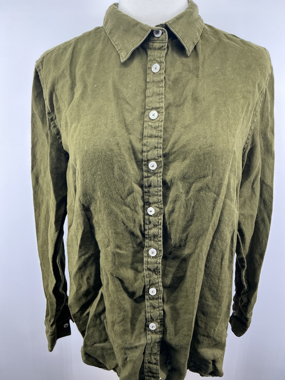 100% European Linen Long Sleeve Shirt